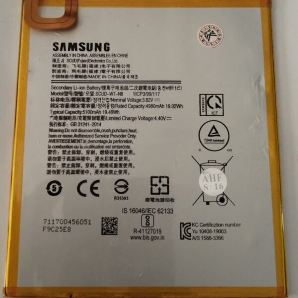 باتری تبلت سامسونگ Galaxy Tab A 8.0 مدل T290 و T295 استوک روکاری