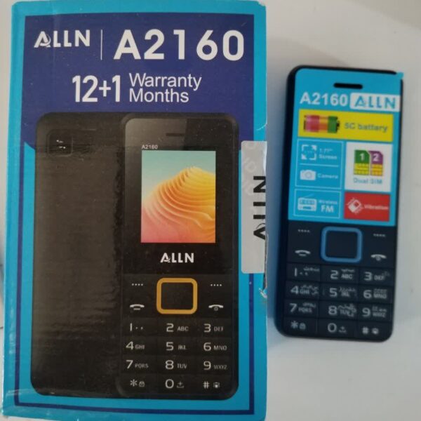 گوشیA2160 ALLN آلن A2160 دو سیمکارت گارانتی منو انگلیسی پیامک و کیبورد فارسی