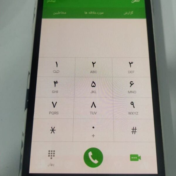 گوشی سامسونگ Samsung Galaxy J2 J200F کارکرده رم 1 گیگابایت حافظه داخلی 8 گیگابایت، رجیستر شده و بدون انتقال مالکیت ال سی دی دارای حاله