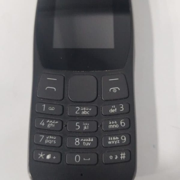 گوشی نوکیا 105 دوربین‌دار استوک | حافظه 4MB رم 4MB | باتری 800mAh | با کارتن، باتری و شارژر